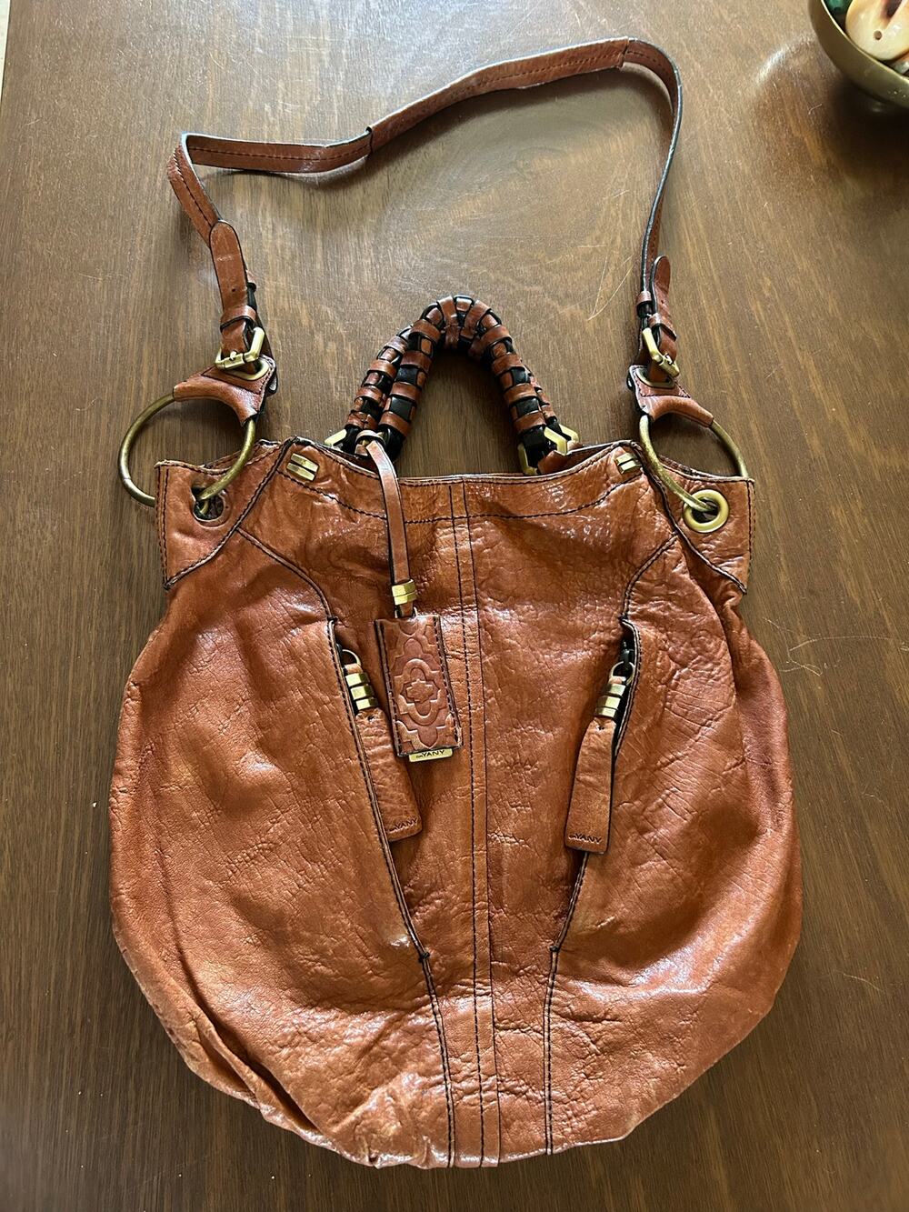 orYANY XL Gwen leather shoulder/crossbody boho bag